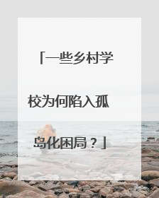 一些乡村学校为何陷入孤岛化困局？